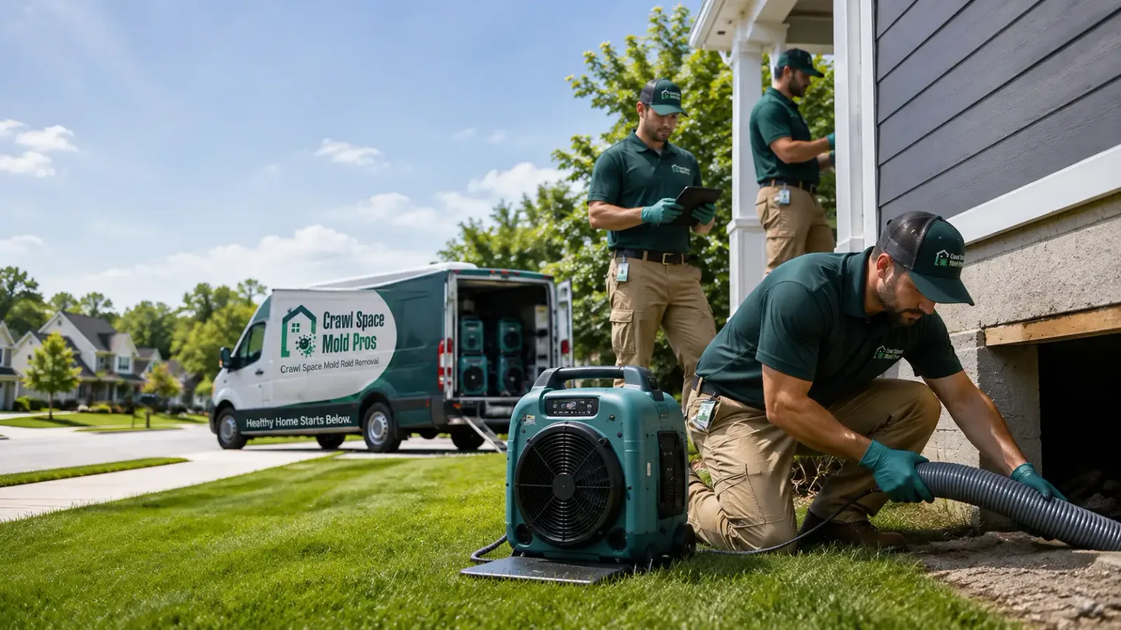 Crawl Space Mold Removal in White Deer, PA